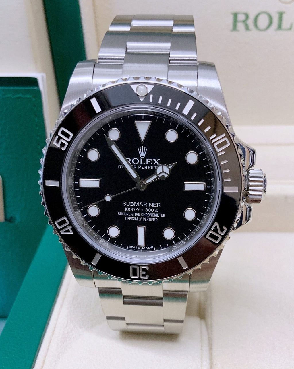 Rolex Submariner No Date Nero