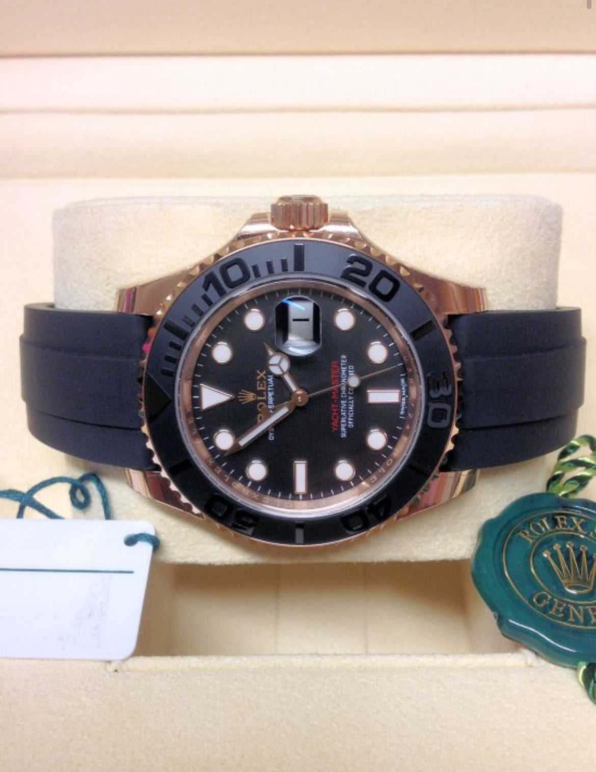 Rolex Yatch Master Caucciù gold rose