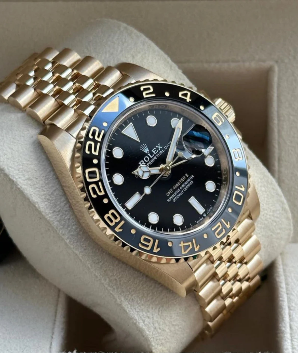 Rolex Gmt Master 2 colore oro jubilee